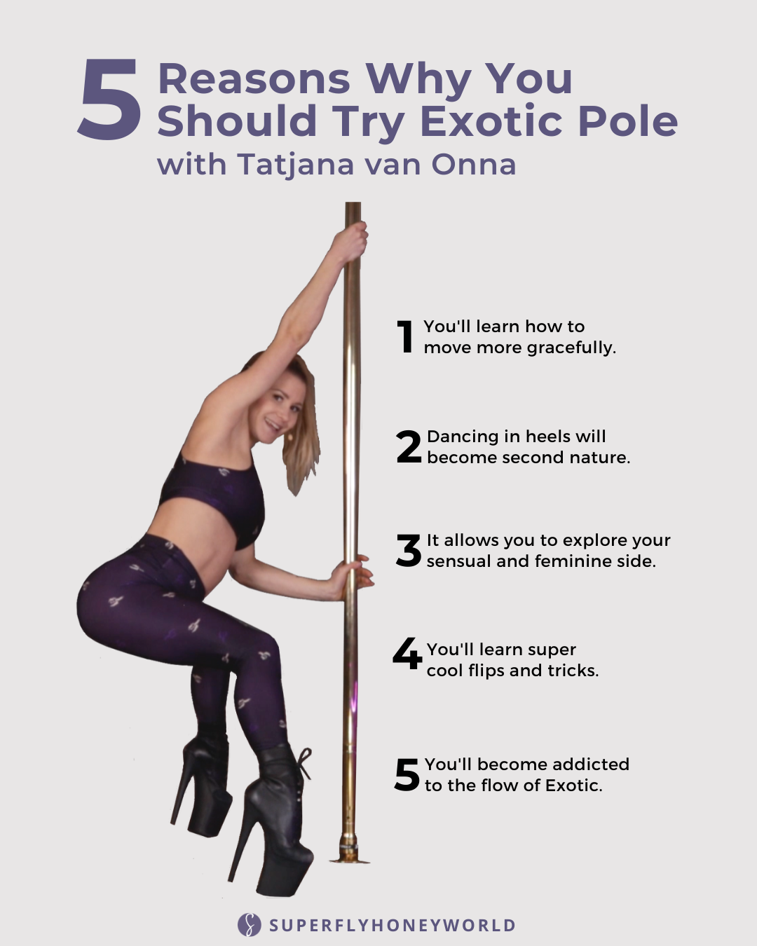 5 Reasons Why You Should Try Exotic Pole Tutorial Included Super Fly Honey Sticky Pole Wear