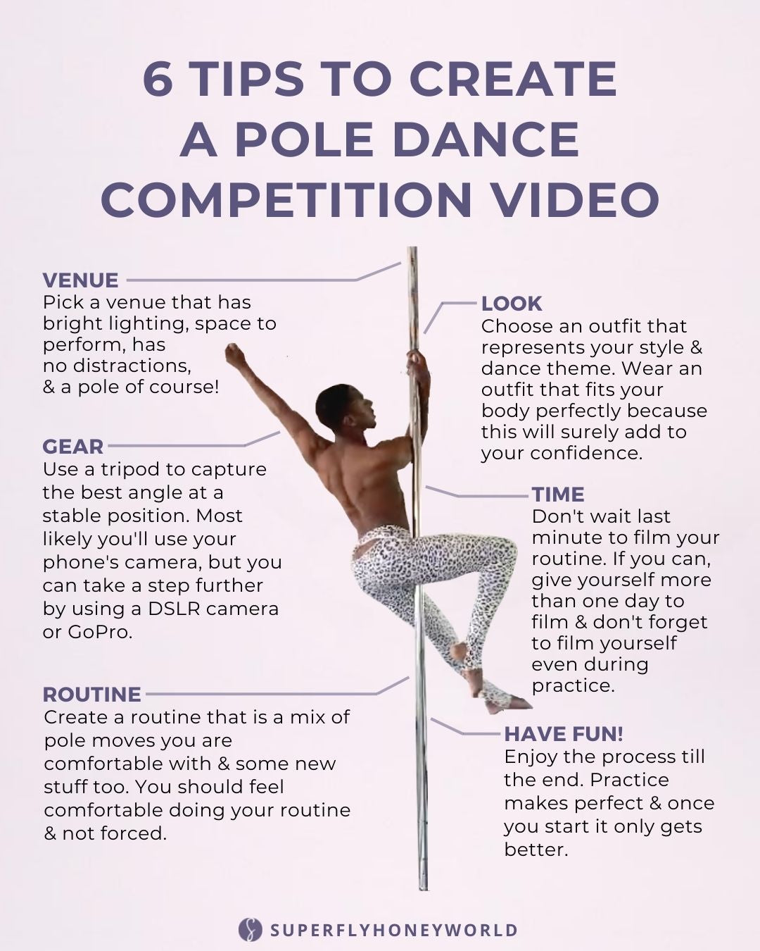 Static vs. Spinning – Pole Dance Technique & Combos (beginner) 