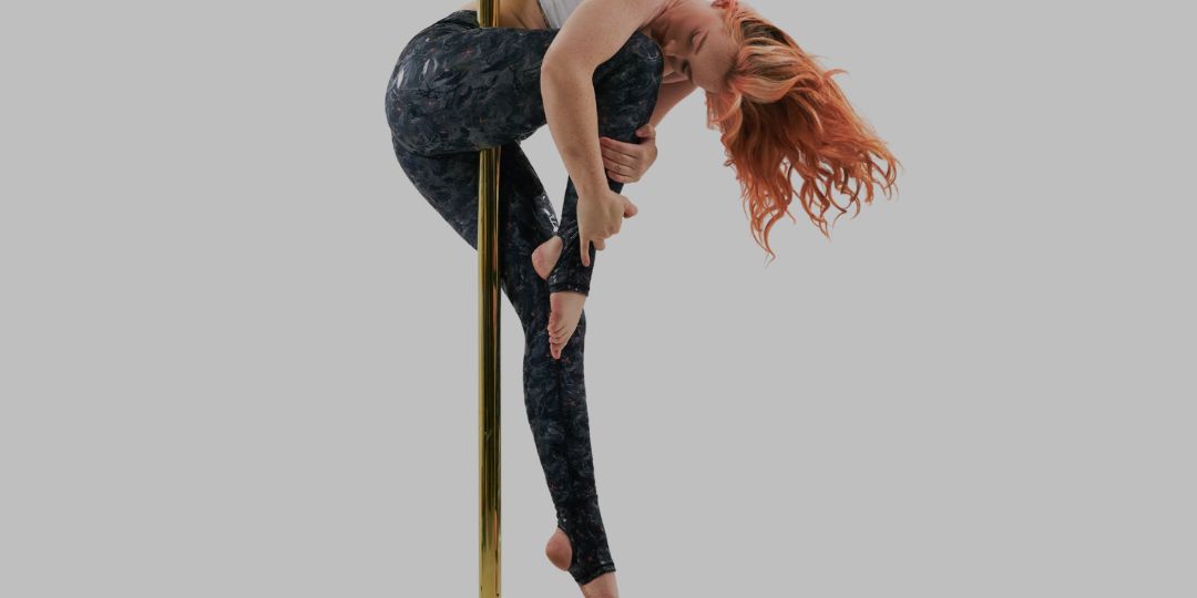 pole dancer wearing sticky pole wear leggings phoenix