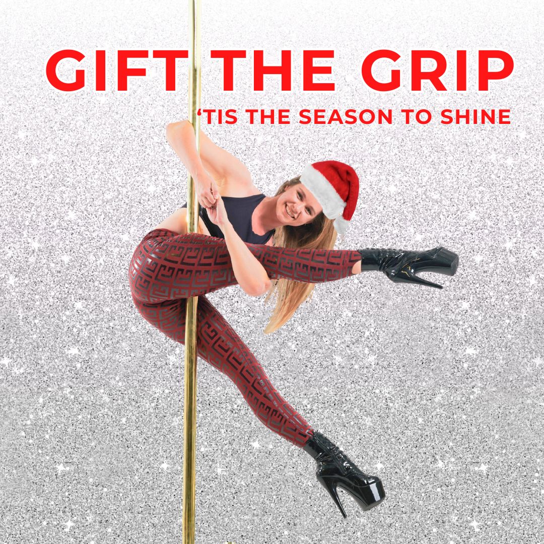 pole wear gift the grip 'tis the season to shine