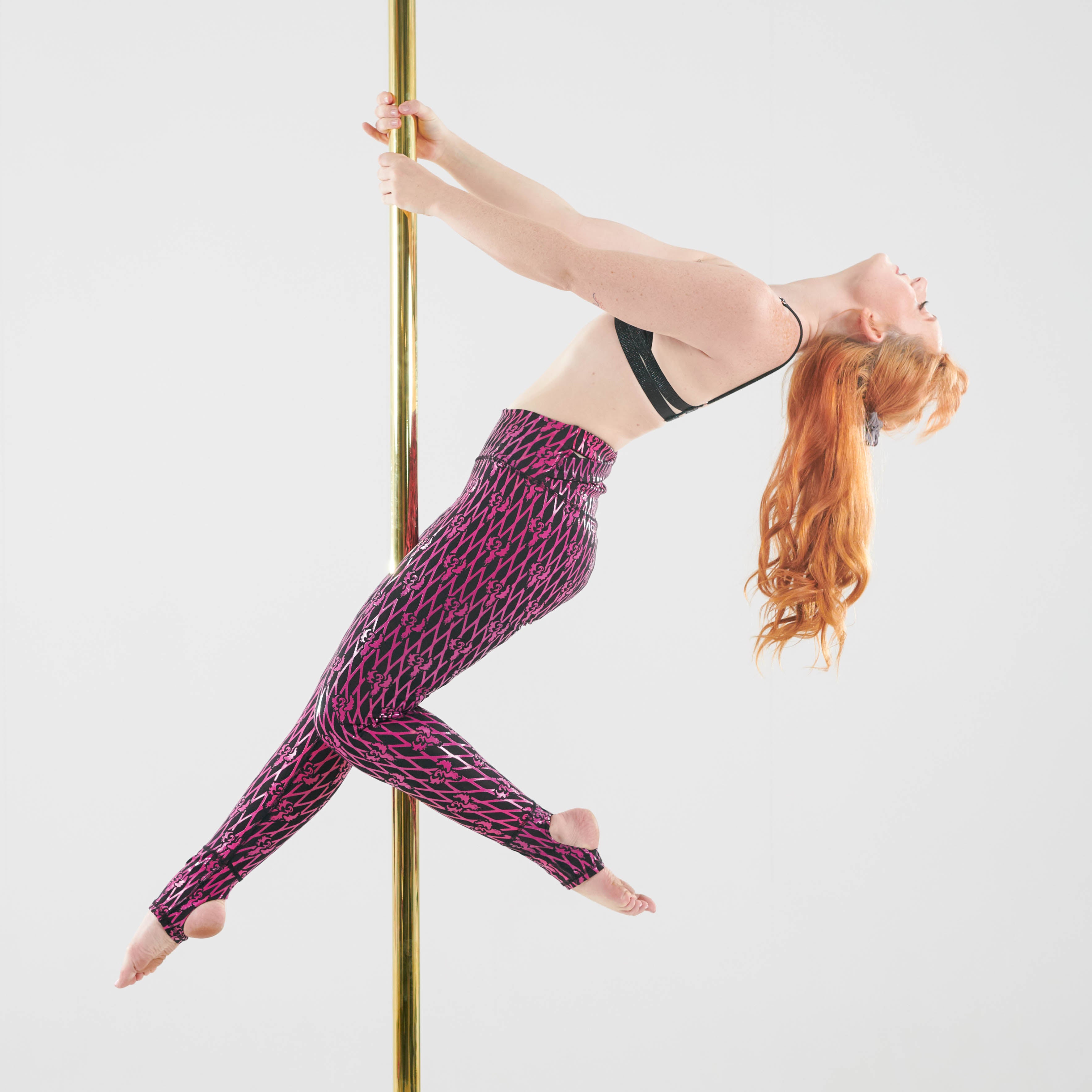 High waisted fishnet leggings — Pole